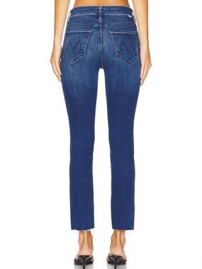 MOTHER The Mid Rise Dazzler Ankle Fray Jeans Size 27 Excellent Condition